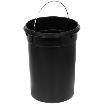 Ведро-контейнер для мусора (урна) OfficeClean Professional Simple, 12л, нержавеющая сталь, хром