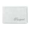 Обложка для паспорта OfficeSpace "Fusion" мягкий полиуретан, серебро, тиснение