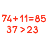Касса цифр и счетных материалов СТАММ "Учись считать" с пятиугольником