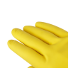 Перчатки резиновые хозяйственные OfficeClean Стандарт, прочные, разм. XL, желтые, пакет с европодвесом