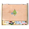 Доска магнитно-маркерная Десятое королевство "Ноутик" с магнитными игровыми элементами, неокр. дерево