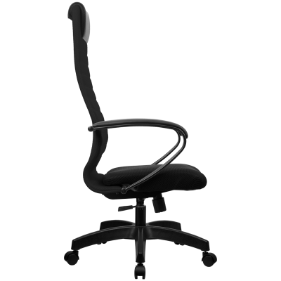 Кресло руководителя Метта SU-BP-10 PL, ткань-сетка черная №20, топ-ган (100/001, 130/001)