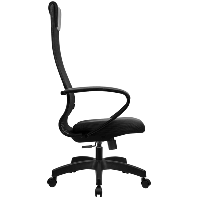 Кресло руководителя Метта SU-BP-8 PL, ткань-сетка черная №20, спинка-сетка, топ-ган (100/001, 130/001)