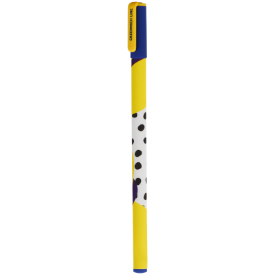 УЦЕНКА - Ручка шариковая Greenwich Line "Creative dots" синяя, 0,7мм, игольчатый стержень, софт-тач