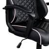 Кресло игровое Helmi HL-S10 "Level up", экокожа черная