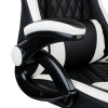 Кресло игровое Helmi HL-S11 "Chess", экокожа черная/белая
