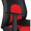 Кресло игровое Helmi HL-S12 "Mini", экокожа/ткань, черная/красная