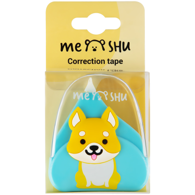 Корректирующая лента MESHU "Cute dog", 5мм*6м, ПВХ-бокс, европодвес