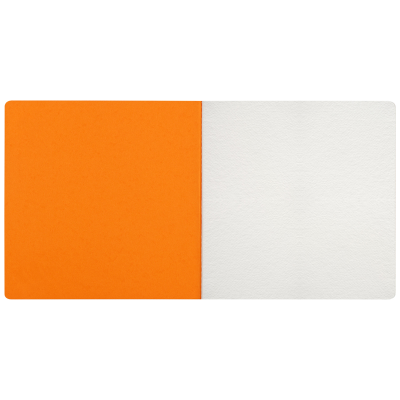 Скетчбук для акварели 18л., 200*200 Greenwich Line, оранжевый, 100% хлопок, на резинке, 200г/м2