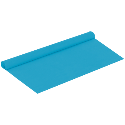 Бумага крепированная ТРИ СОВЫ, 50*250см, 32г/м2, голубая, в рулоне, пакет с европодвесом