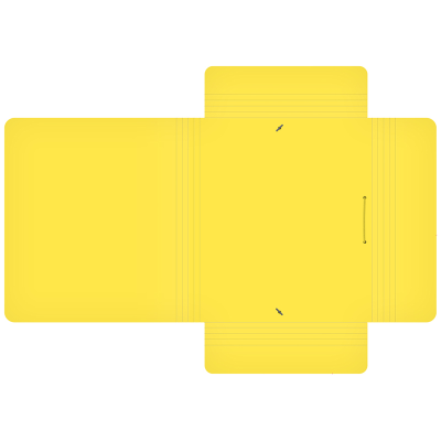Папка на резинке Berlingo "Soft Touch" А4, 600мкм, желтая