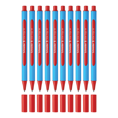 Ручка шариковая Schneider "Slider Edge M" красная, 1,0мм, трехгранная