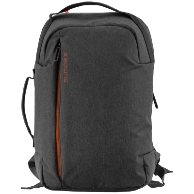 Рюкзак для ноутбука 15,6"-16" Sumdex PON-268GB, полиэстер, серый, 400*300*100мм