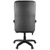 Кресло руководителя Helmi HL-E80 "Ornament", экокожа черная, мягкий подлокотник